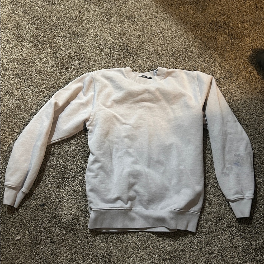 Brandy Melville Gray Crew Neck Sweater